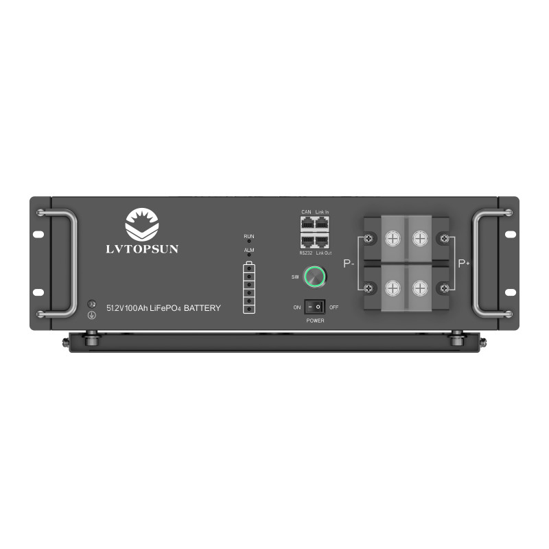 LVTOPSUN  51.2V 100AH Lithium Lifepo4 Battery